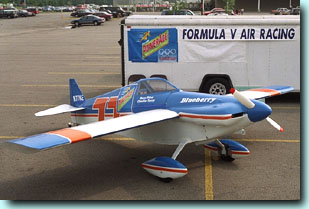 Blueberry on static display